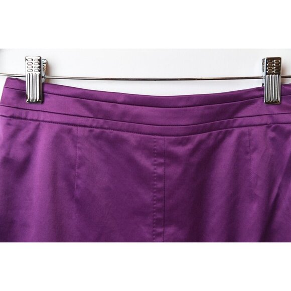 Hugo Boss Pencil Skirt Silk Womens US 2 Pleated Hot Pink Vunni - Picture 2 of 11